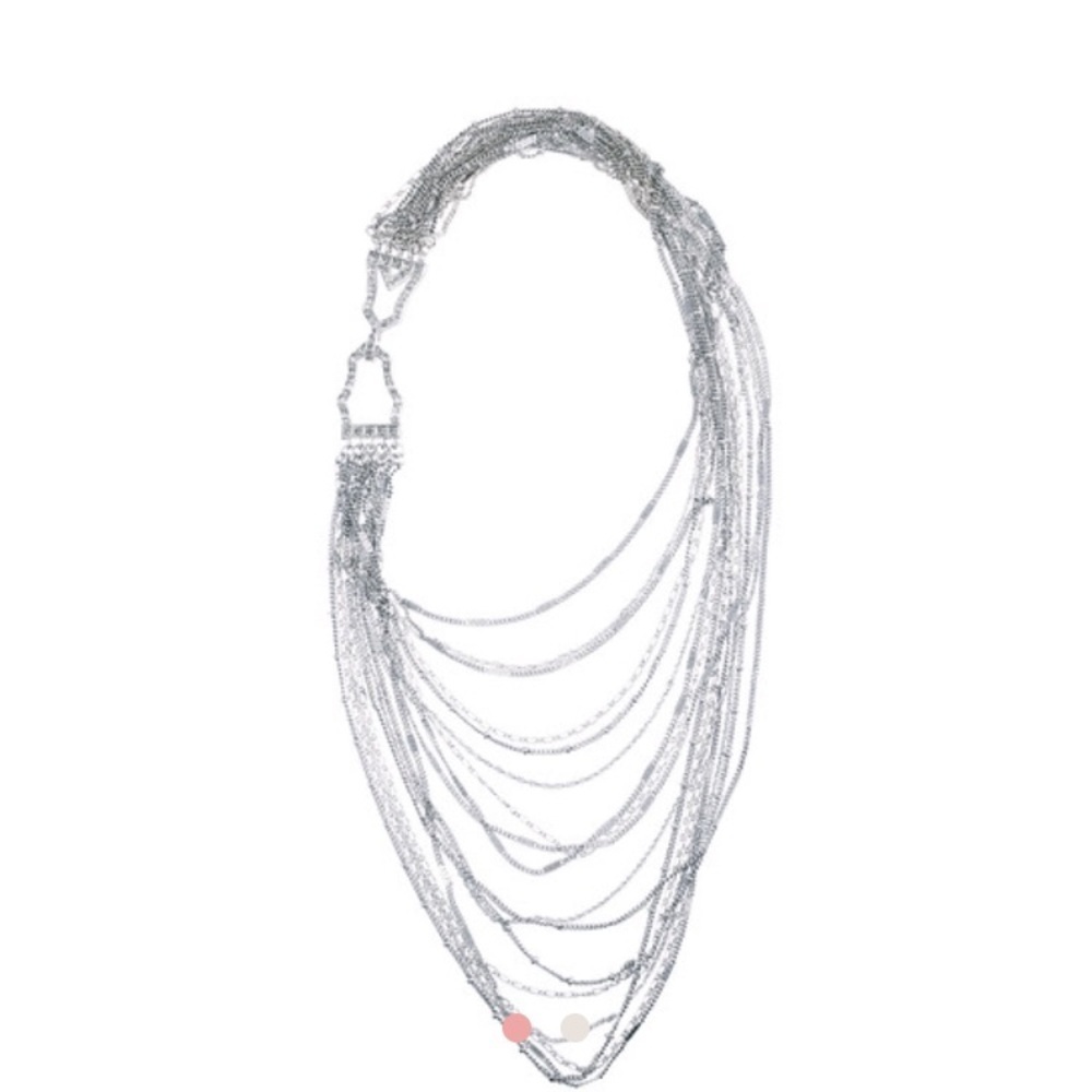 Isabel multi strand chain necklace